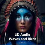 poster Waves of Taghazout 3D Audio Waves and Birds